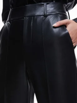 Ming Vegan Leather Ankle Pant