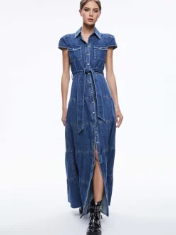 Miranda Maxi Denim Dress