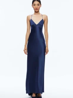 Montana Lace Up Back Maxi Gown