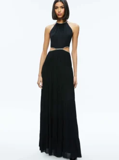 Myrtice Embellished Cut Out Maxi Dress