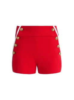Narin High Rise Button Front Short