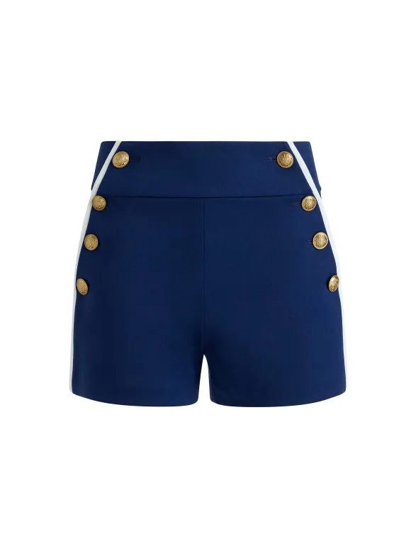 Narin High Rise Button Front Short