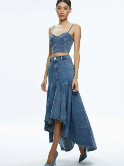 Natacha Spaghetti Strap Bustier