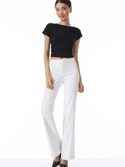 Olivia Vegan Leather Bootcut Pant