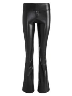 Olivia Vegan Leather Bootcut Pant