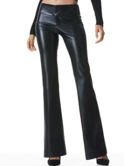 Olivia Vegan Leather Bootcut Pant