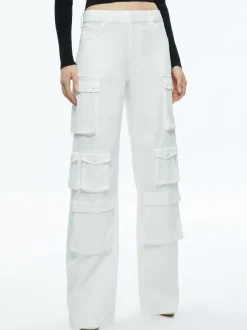 Olympia Mid Rise Baggy Cargo Pants