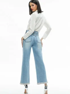 Ora High Rise Embellished Jean