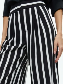 Pompey High Waisted Pleated Pants