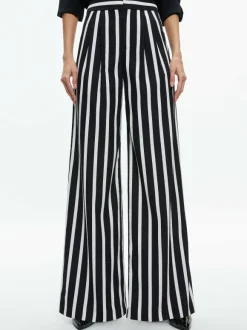 Pompey High Waisted Pleated Pants