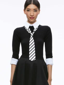 Porla Collared Tie Sweater