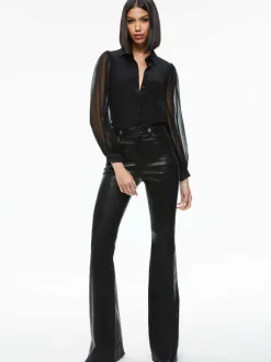 Roanne Blouson Sleeve Button Down