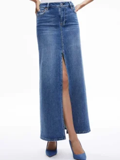 Rye Denim Maxi Skirt