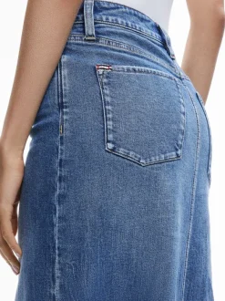 Rye Denim Maxi Skirt