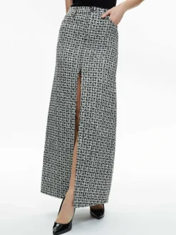 Rye Tweed Maxi Skirt