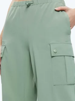 Shara Mid Rise Parachute Cargo Pants