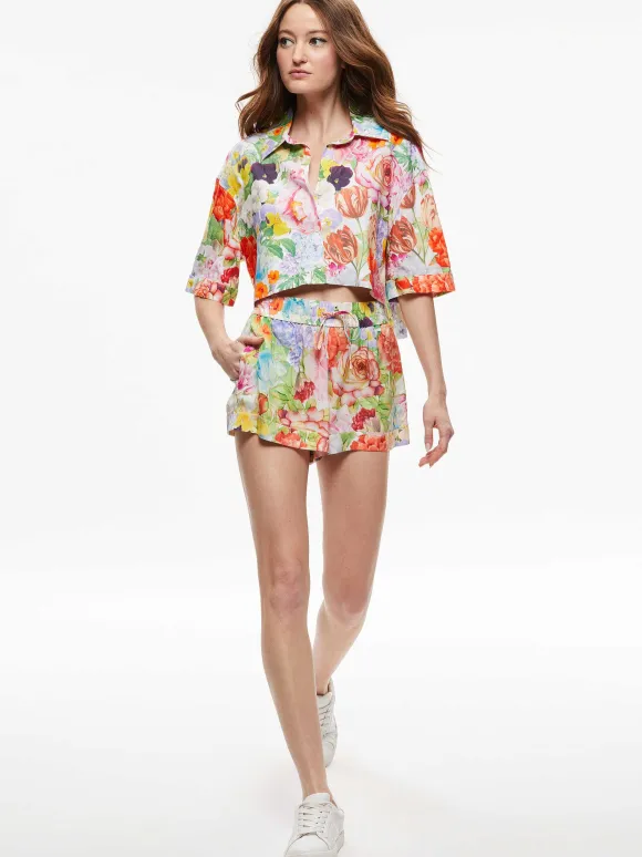 Sheena High Wasited Flowy Short