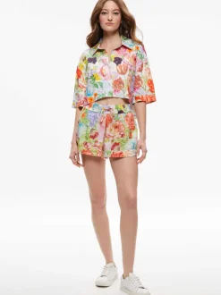 Sheena High Wasited Flowy Short