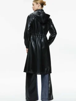 Simson Vegan Leather Windbreaker