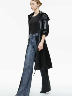 Simson Vegan Leather Windbreaker