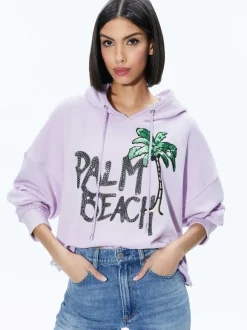 Sunny Boxy Cropped Hoodie