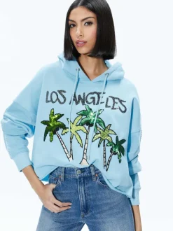 Sunny Boxy Cropped Hoodie