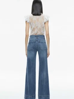 Talulah Ruffled Lace Blouse