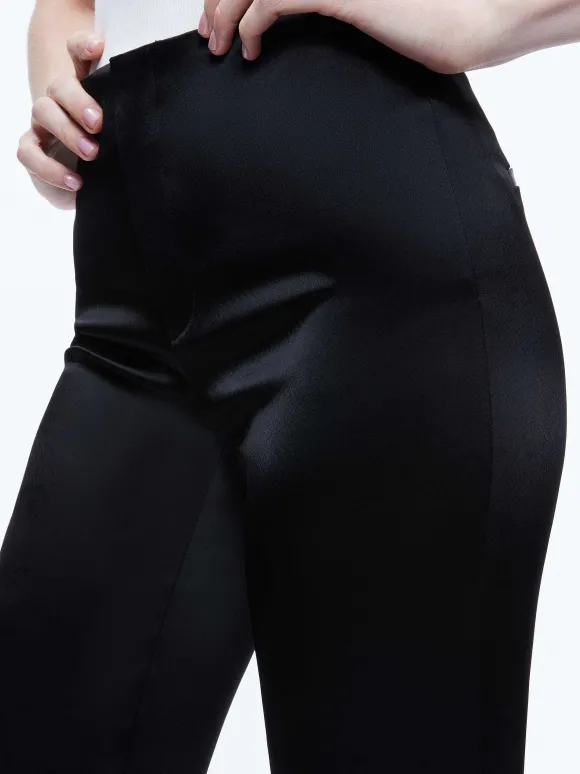 Teeny Satin Bootcut Pant