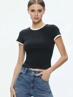 Tess Ribbed Baby Tee