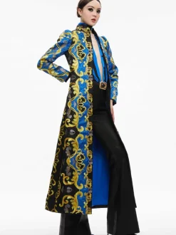 Thomas Embroidered Maxi Coat