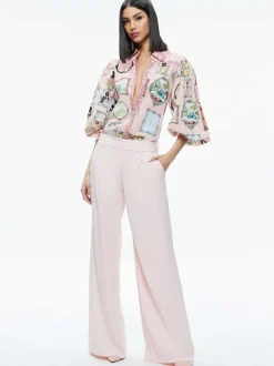 Tiffie Staceface Drama Sleeve Blouse