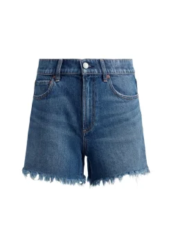 Trish Low Rise Baggy Short With Raw Hem