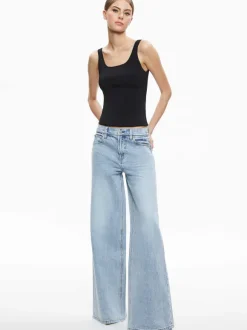 Trish Mid Rise Baggy Jean