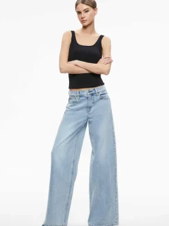 Trish Mid Rise Baggy Jean