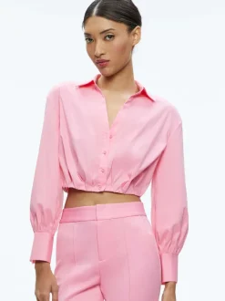 Trudy Cropped Button Down