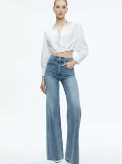 Trudy Cropped Button Down
