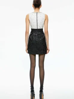 True Embellished Bodice Mini Dress