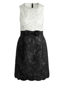 True Embellished Bodice Mini Dress