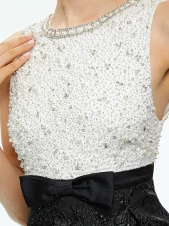 True Embellished Bodice Mini Dress