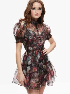 Vernita Puff Sleeve Mini Dress