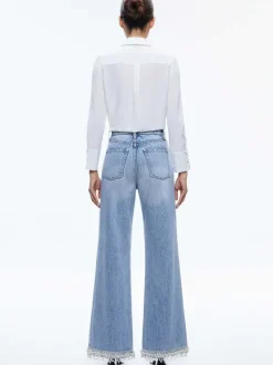 Willa Embellished Placket Top